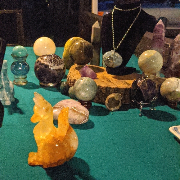 live show Jewelry - Crystals by The Moonlight 🌝 LIVE OUTDOOR CRYSTAL SHOW
